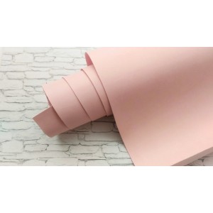Переплётный кожзам,  светло-розовый, 33х70 см