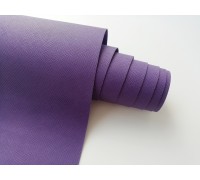 Переплётный кожзам с текстурой, фиолетовый, 33х70 см