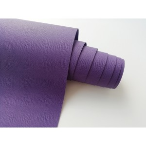 Переплётный кожзам с текстурой, фиолетовый, 33х70 см